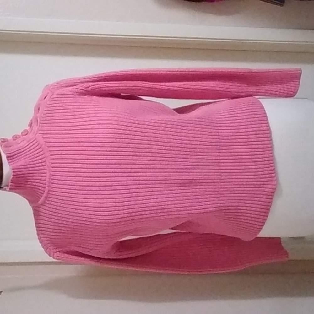SALE $J.Jill Ribbed Mock Sweater M - Picture 5 of 8